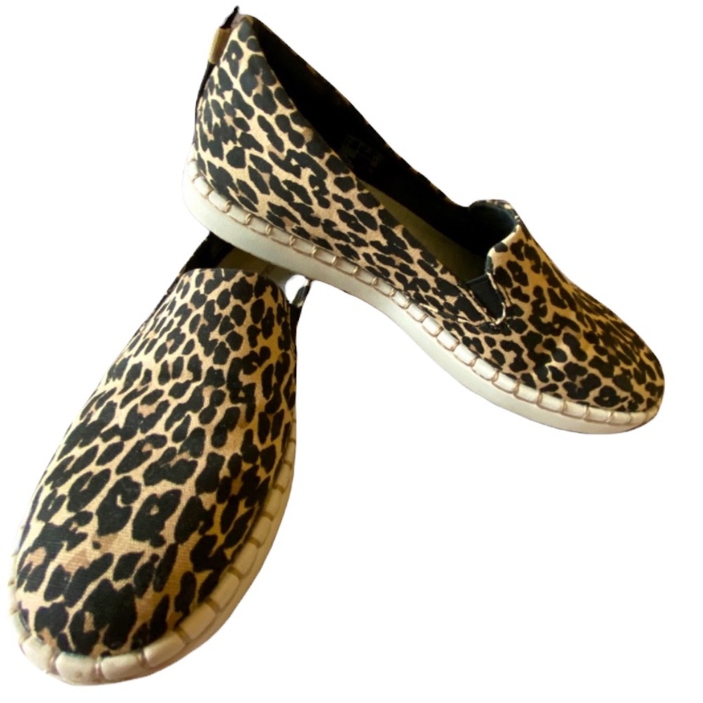 Clarks Leopard Slip on Cloudsteppers